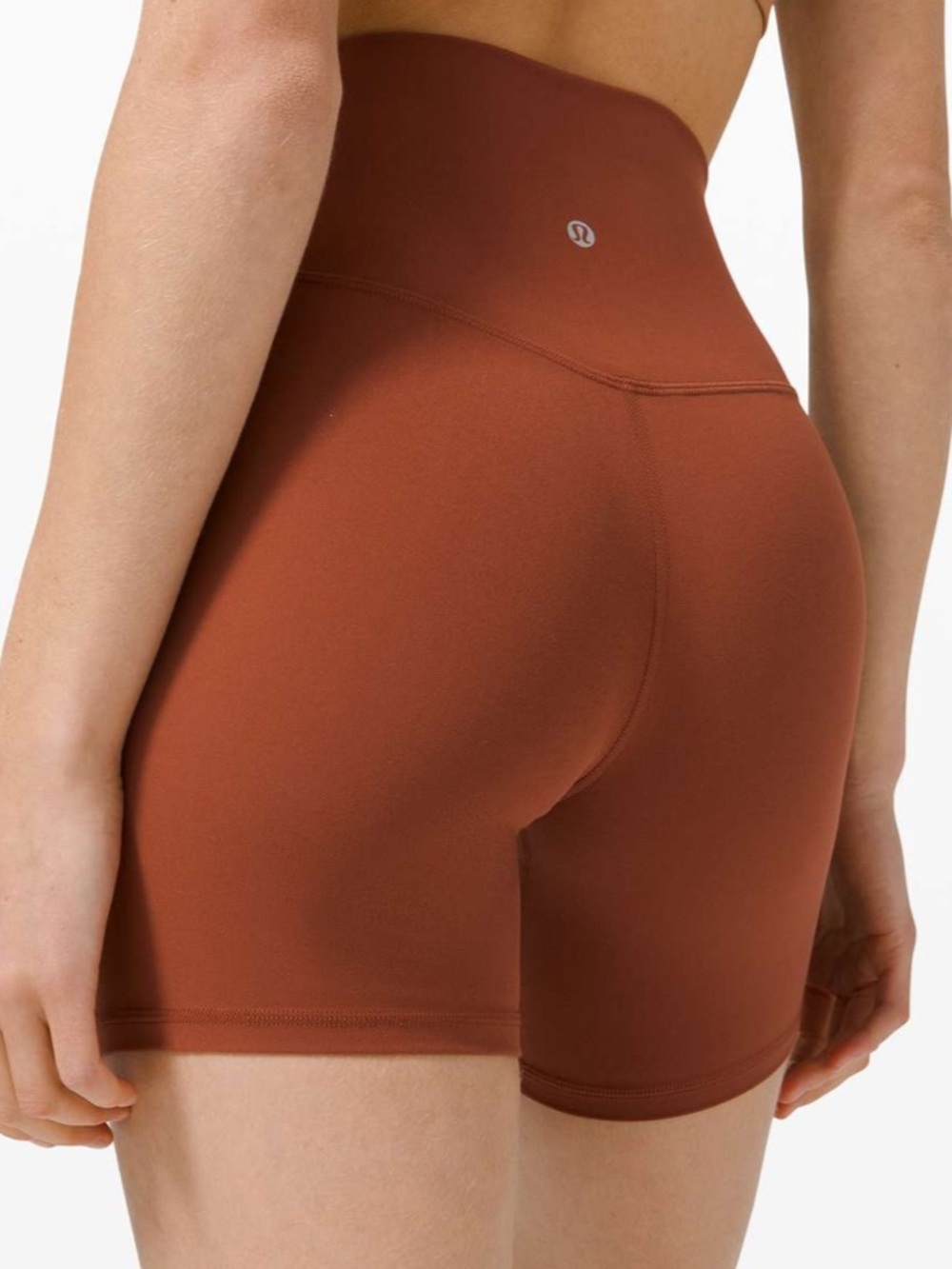 lululemon Align 6" High-Rise Bike Shorts Dark Terracotta Size 6